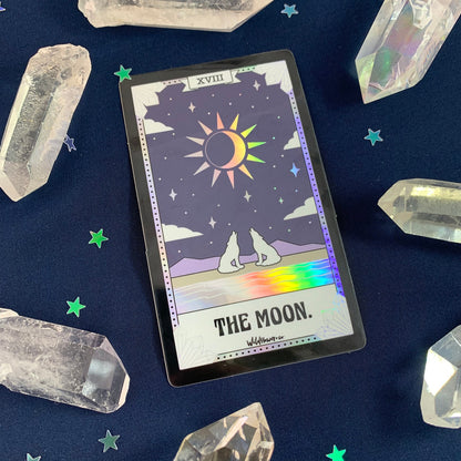 Tarot Card Sticker - The Moon