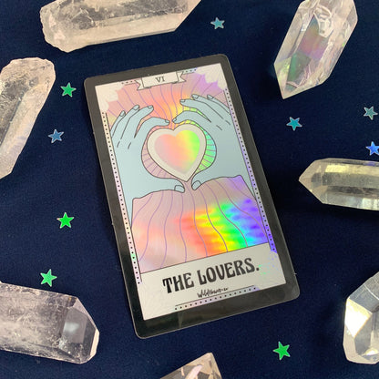 Tarot Card Sticker - The Lovers
