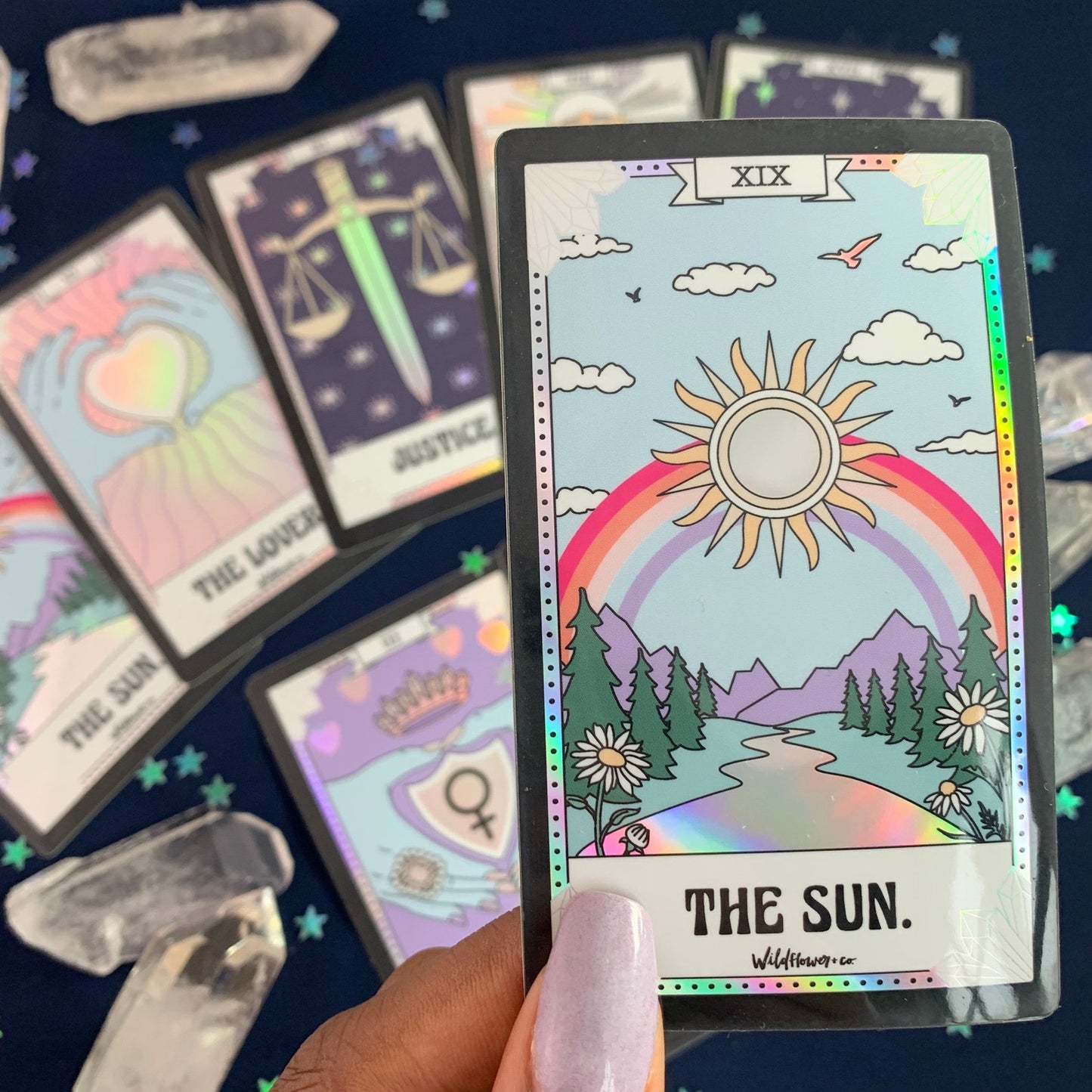 Tarot Card Sticker - The Sun