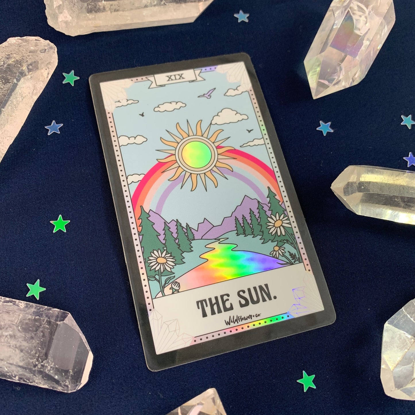 Tarot Card Sticker - The Sun