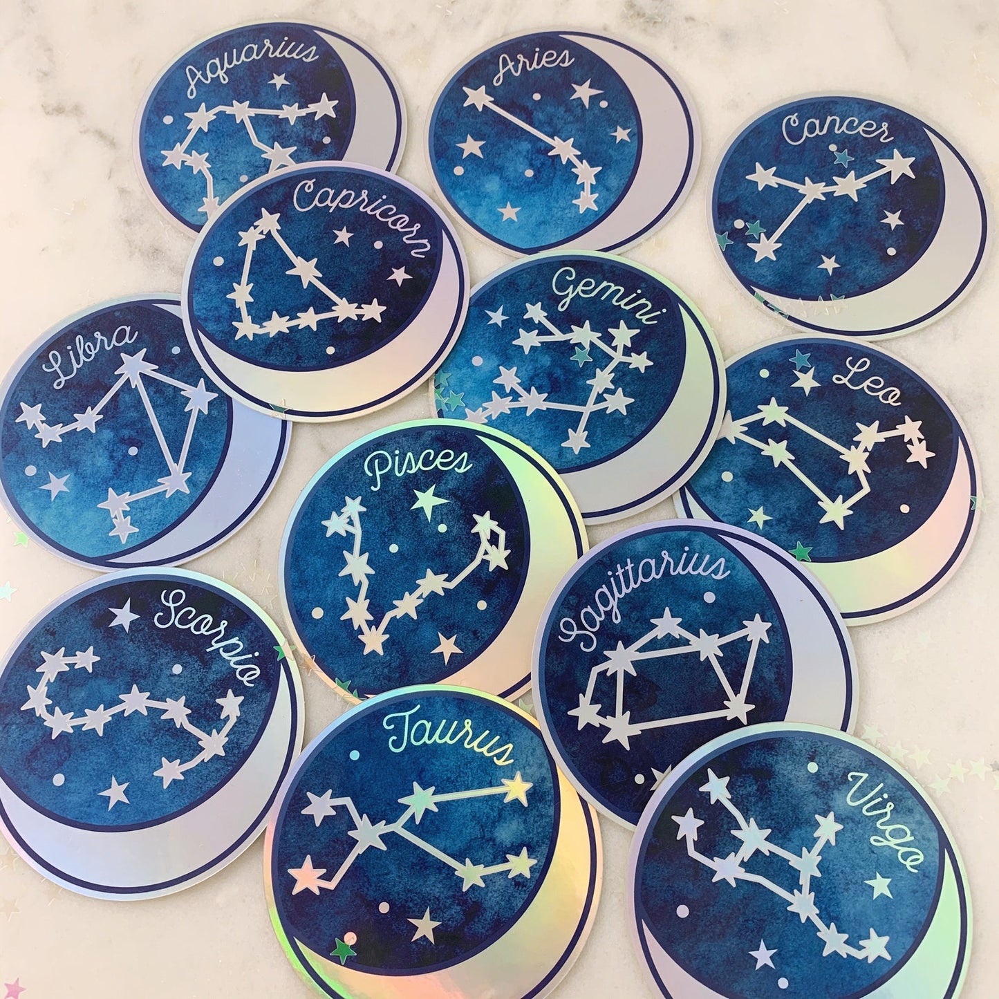 Zodiac Sticker HOLOGRAPHIC