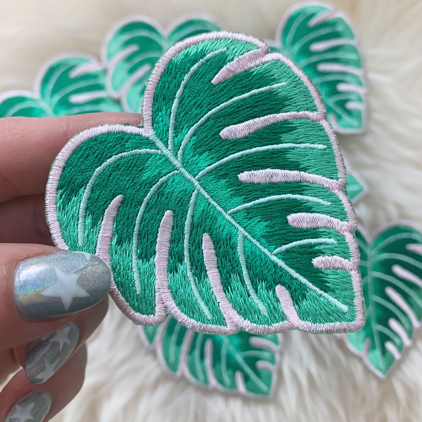 Monstera Leaf Patch