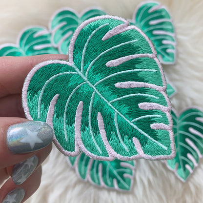Monstera Leaf Patch