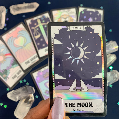 Tarot Card Sticker - The Moon