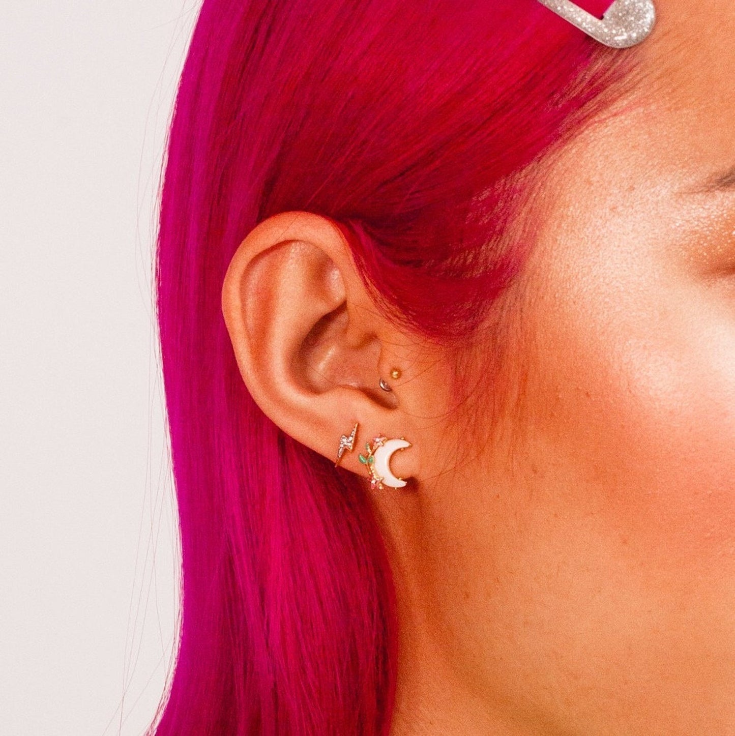 Moon Flower Earrings