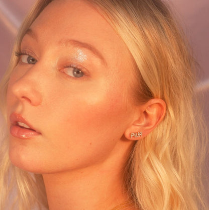GRL PWR Feminist Climber Earrings