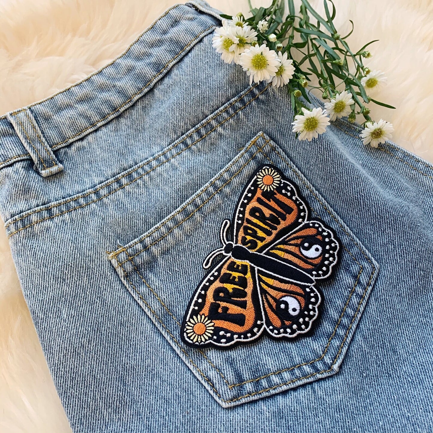 Free Spirit Butterfly Patch