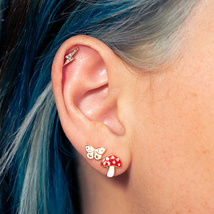 Mushroom Earrings