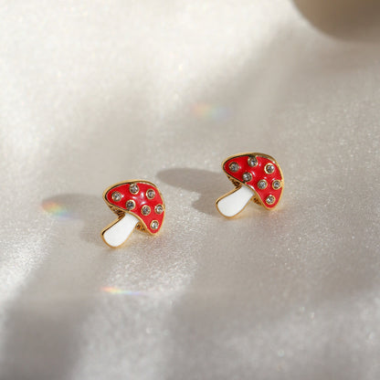 Mushroom Earrings