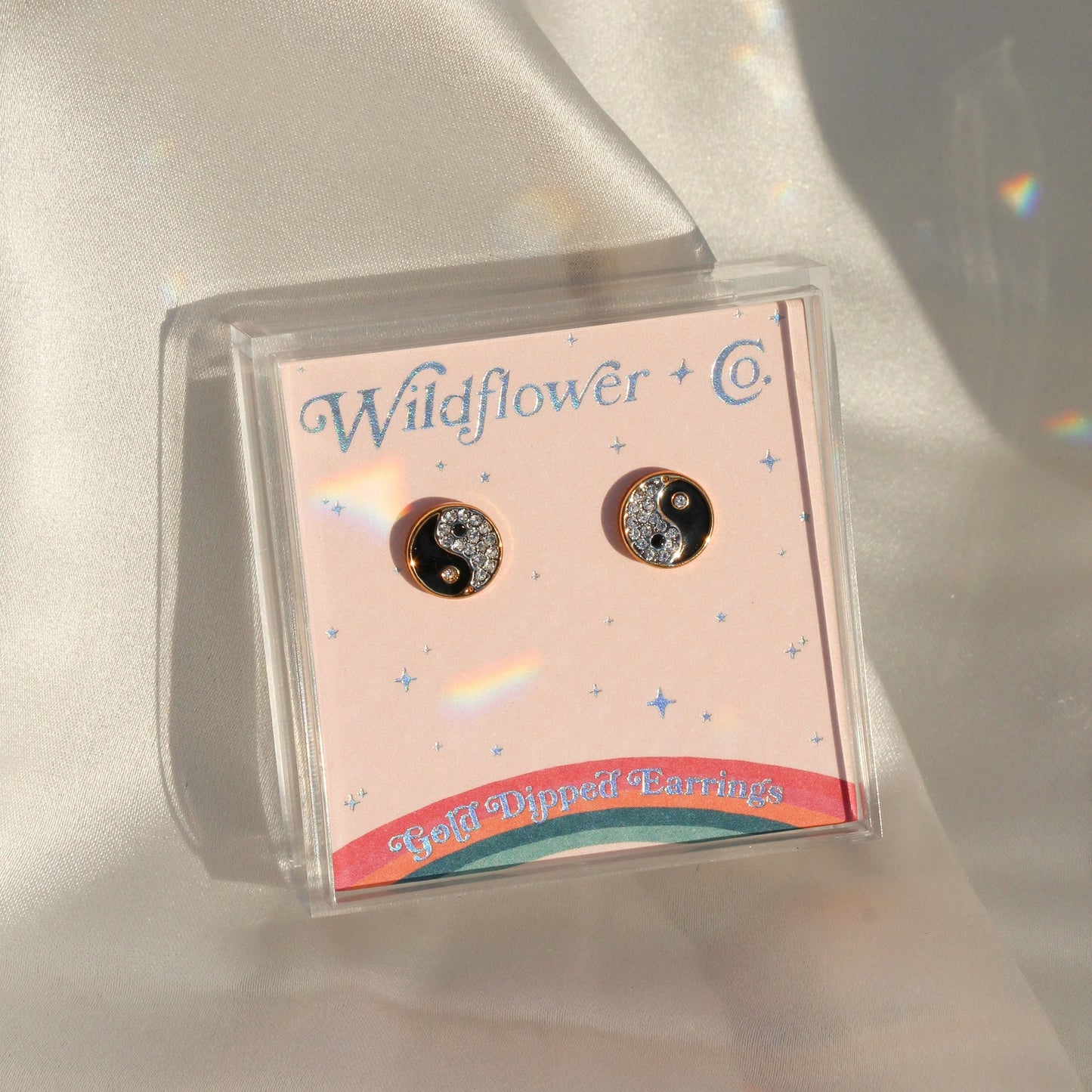 Yin Yang Stud Earrings