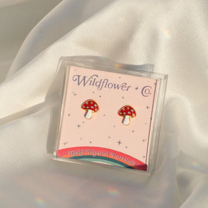 Mushroom Earrings