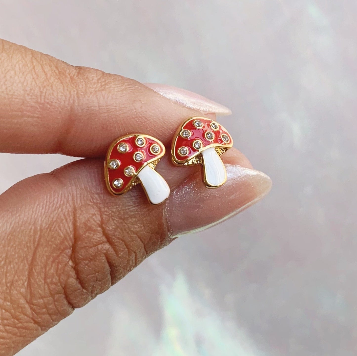 Mushroom Earrings