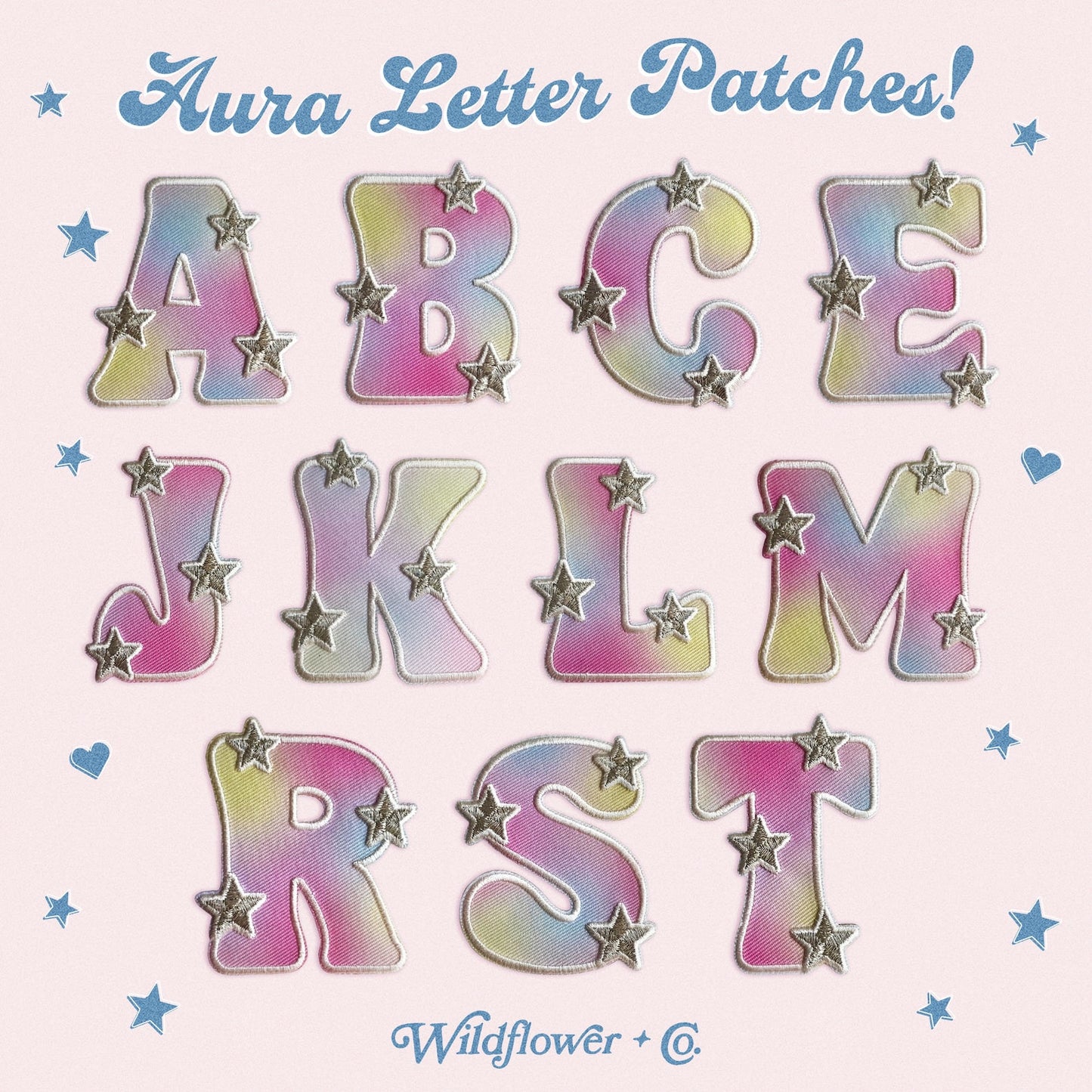 Aura Letter Patches