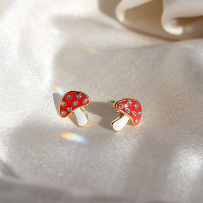 Mushroom Earrings