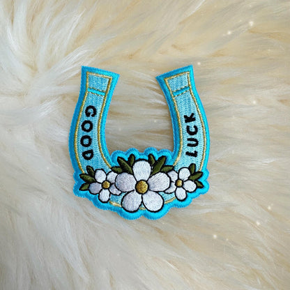 Good Luck Horseshoe Patch