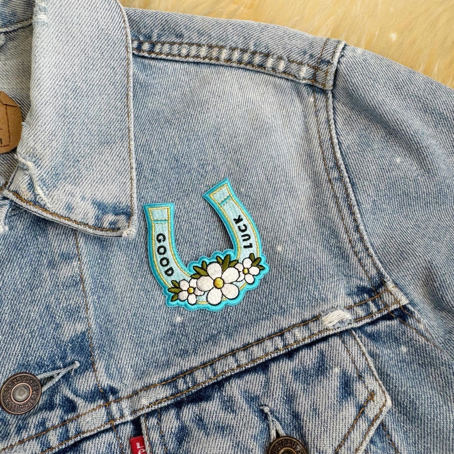 Good Luck Horseshoe Patch