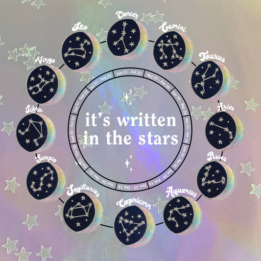 Zodiac Star Sign Constellation Patch