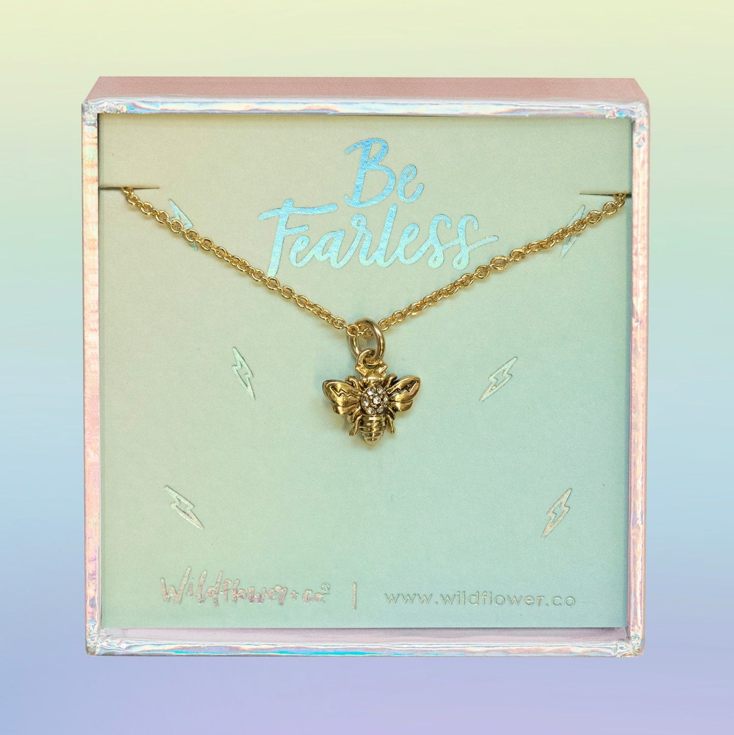Dainty Gold Bee Necklace