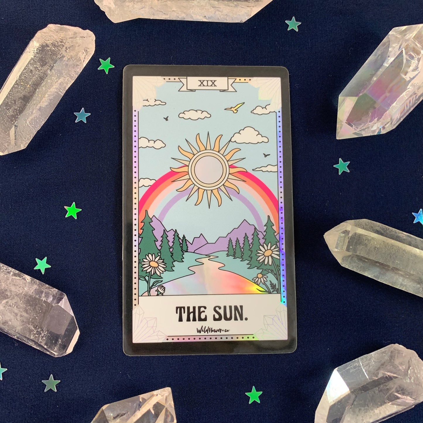 Tarot Card Sticker - The Sun