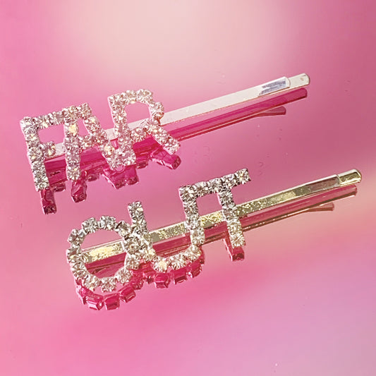 FAR OUT Crystal Bobby Pin