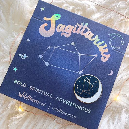 Sagittarius Zodiac Enamel Pin