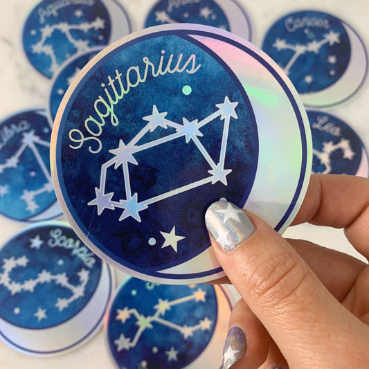Zodiac Sticker HOLOGRAPHIC