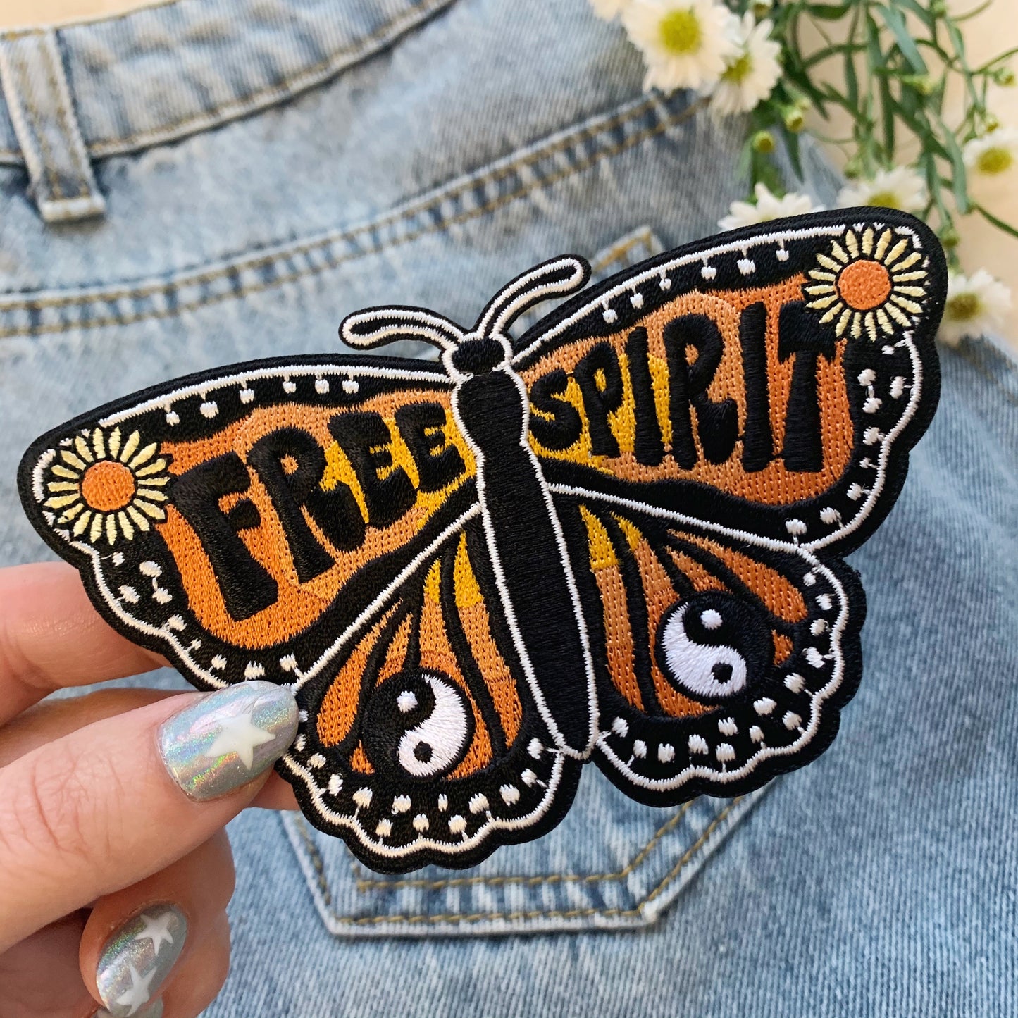 Free Spirit Butterfly Patch
