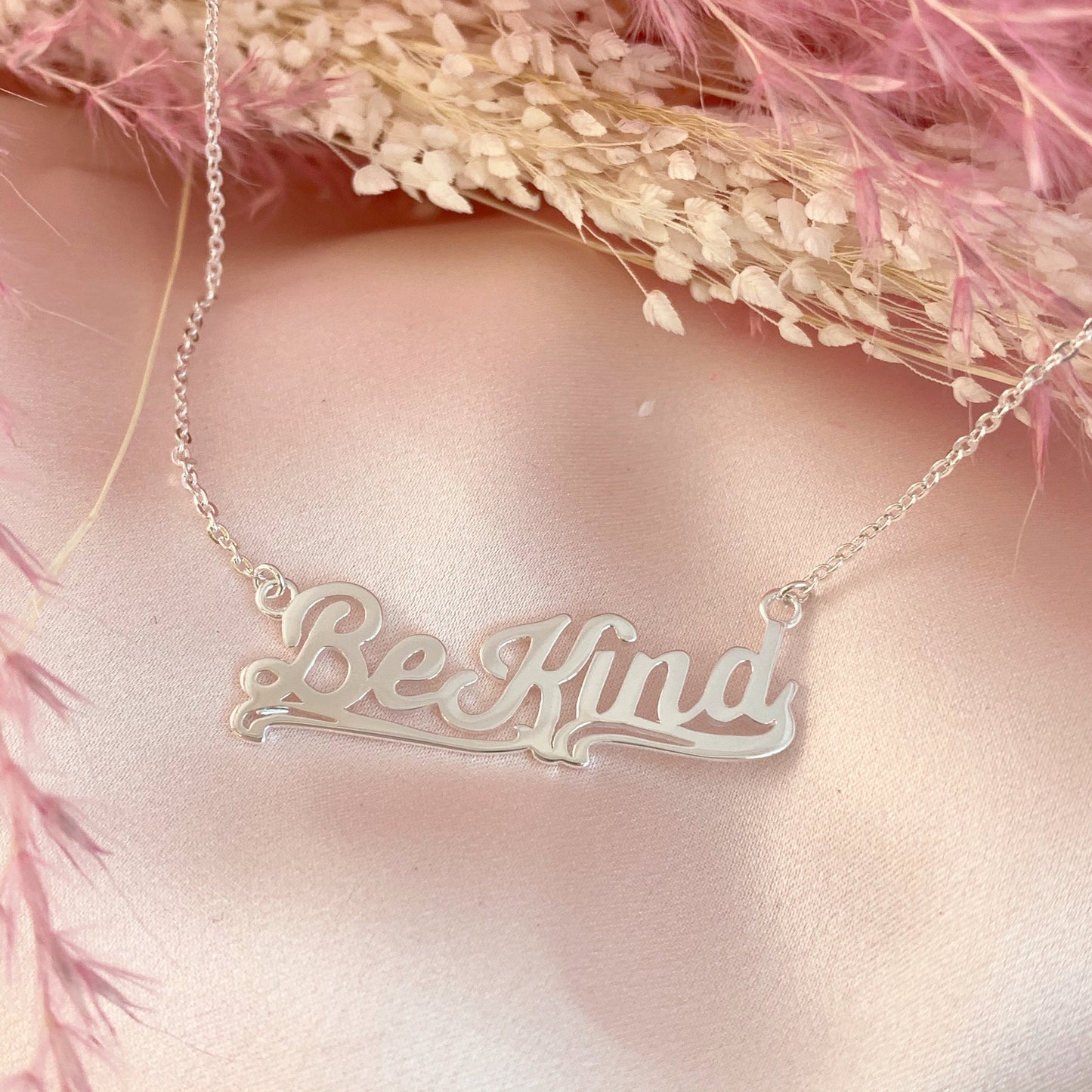 Be Kind Necklace - Nameplate