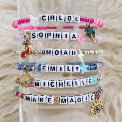Custom Name Bracelet | Personalized Beaded Bracelet