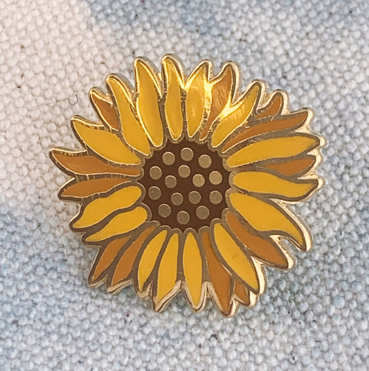 Sunflower Enamel Pin