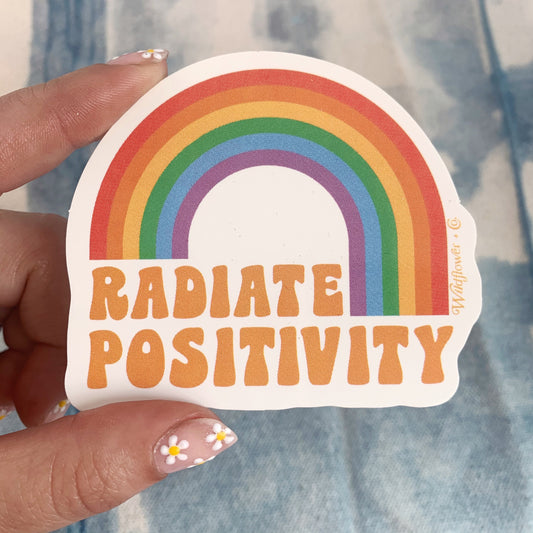 Radiate Positivity Sticker