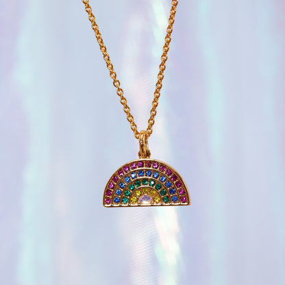 Rainbow Necklace, Bright