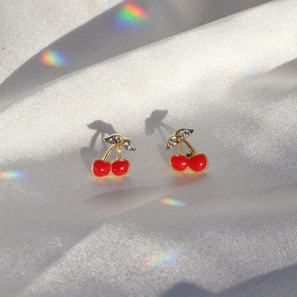 Cherry Stud Earrings