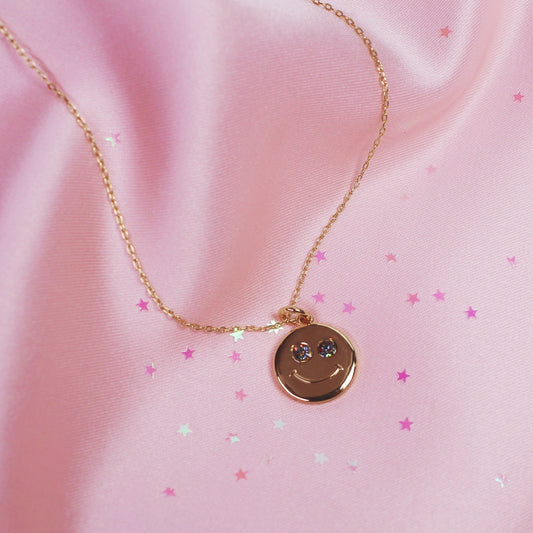 Smiley Gem Necklace
