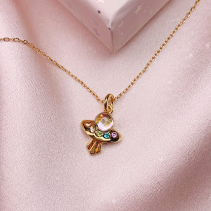UFO Charm Necklace