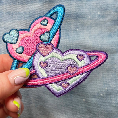 Heart Planet Patch