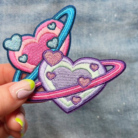 Heart Planet Patch