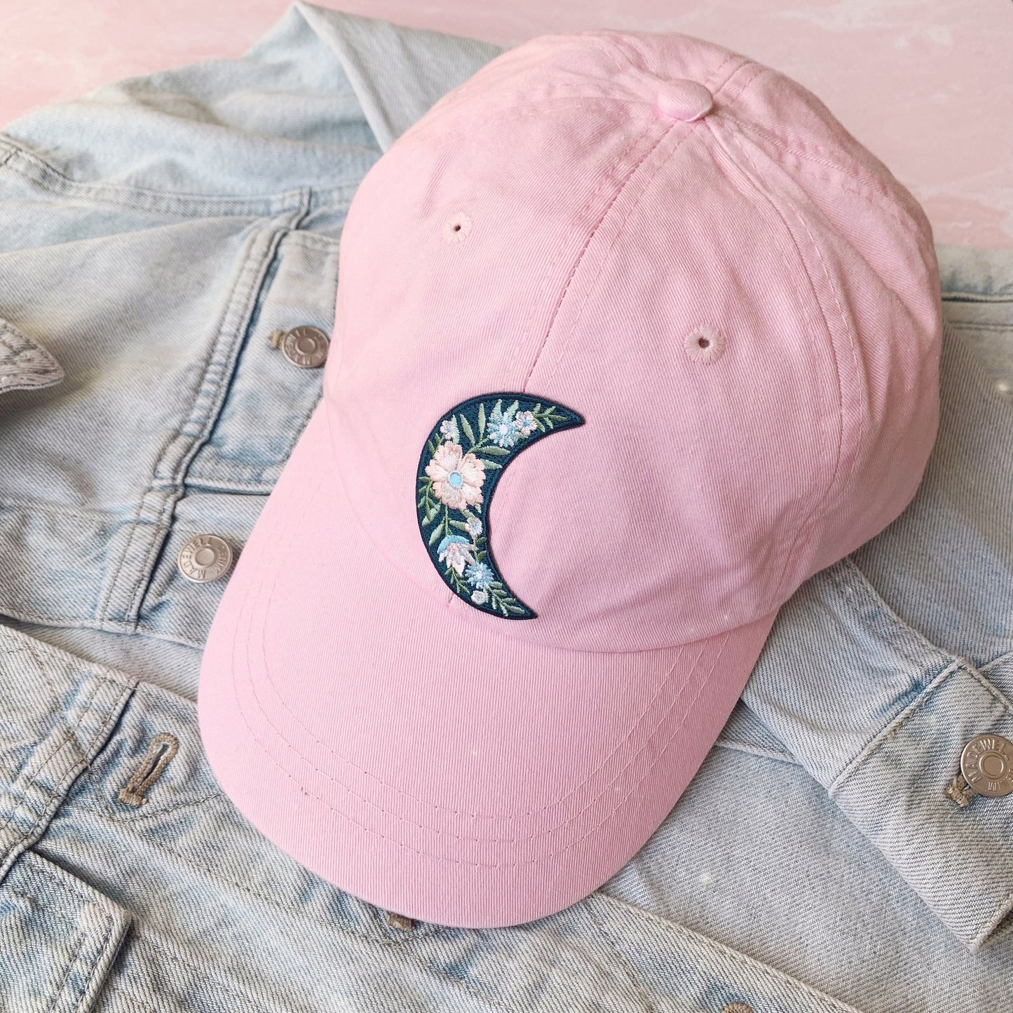 Botanical Moon Baseball Hat