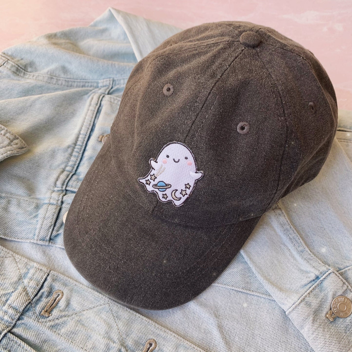 Ghost Baseball Hat