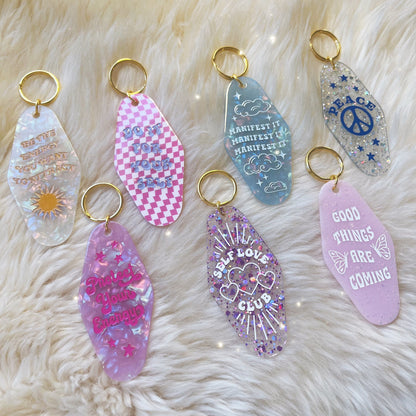 Positivity Motel Keychains