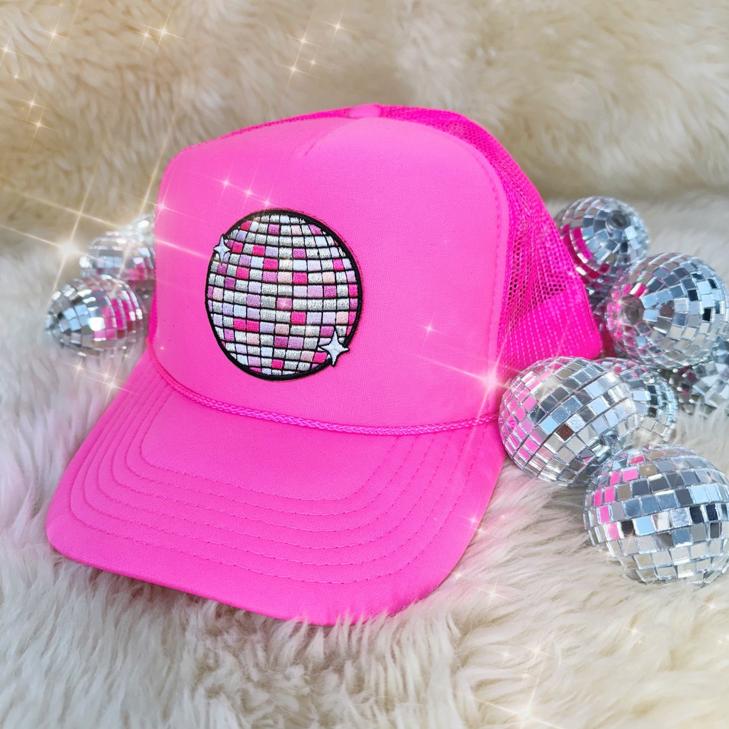 Disco Ball Trucker Hat
