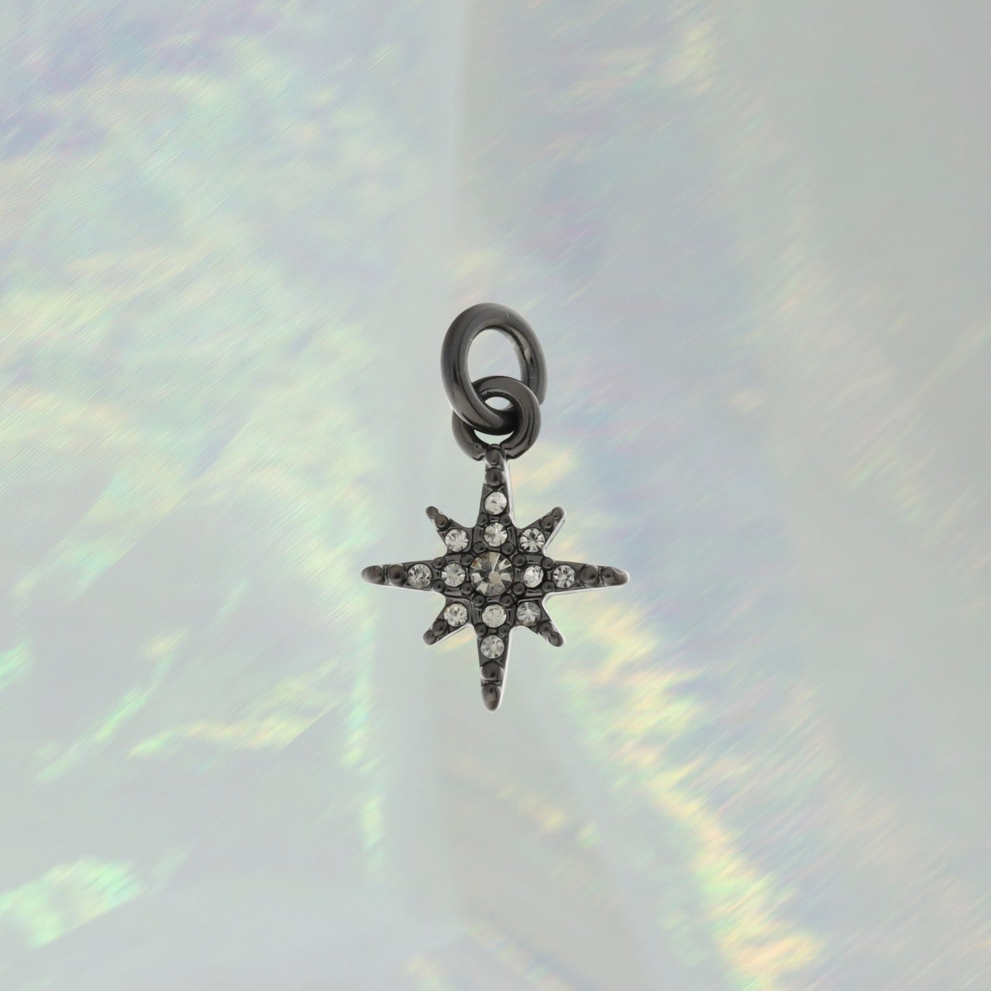 Dainty Pave North Star Charm