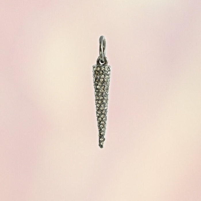 Pave Spike Charm OS-Dup+