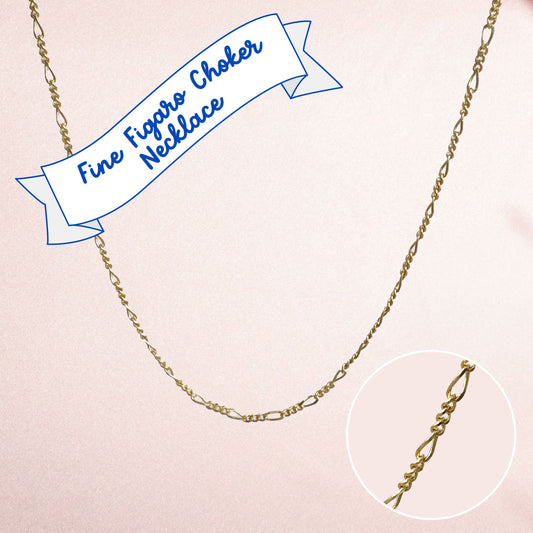 Fine Figaro Choker, Gold