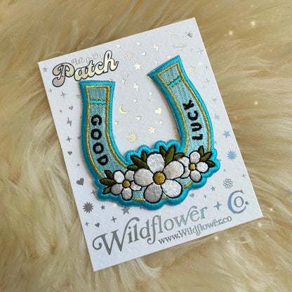 Good Luck Horseshoe Patch