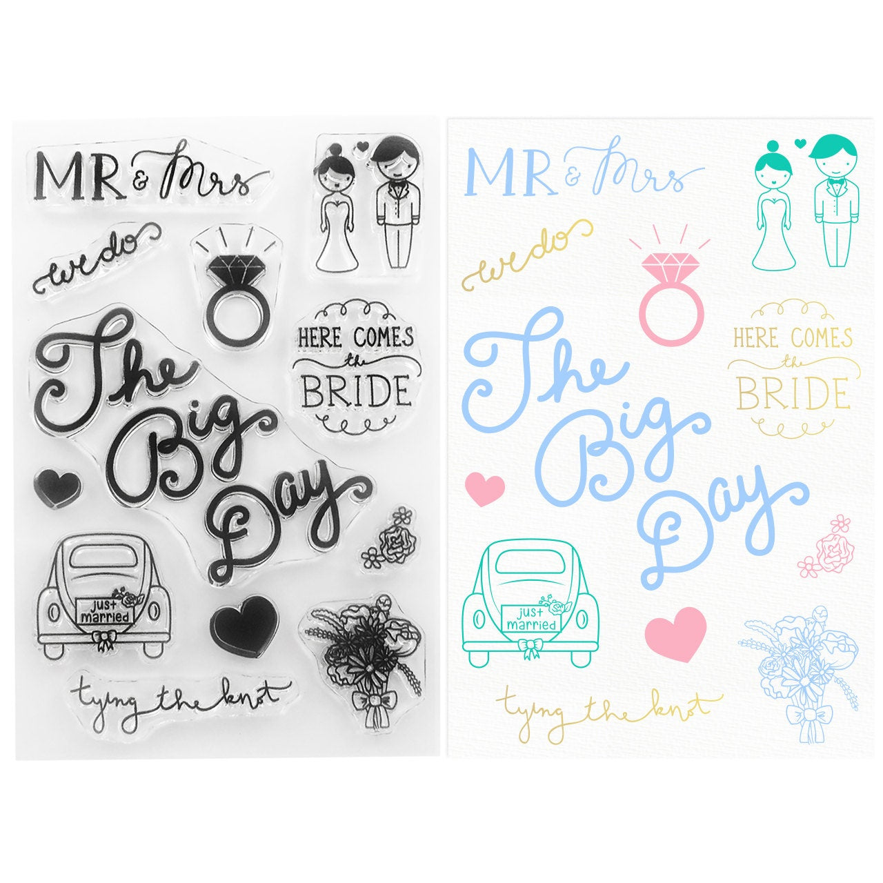 Clear Stamps The Big Day DIY Wedding Collection
