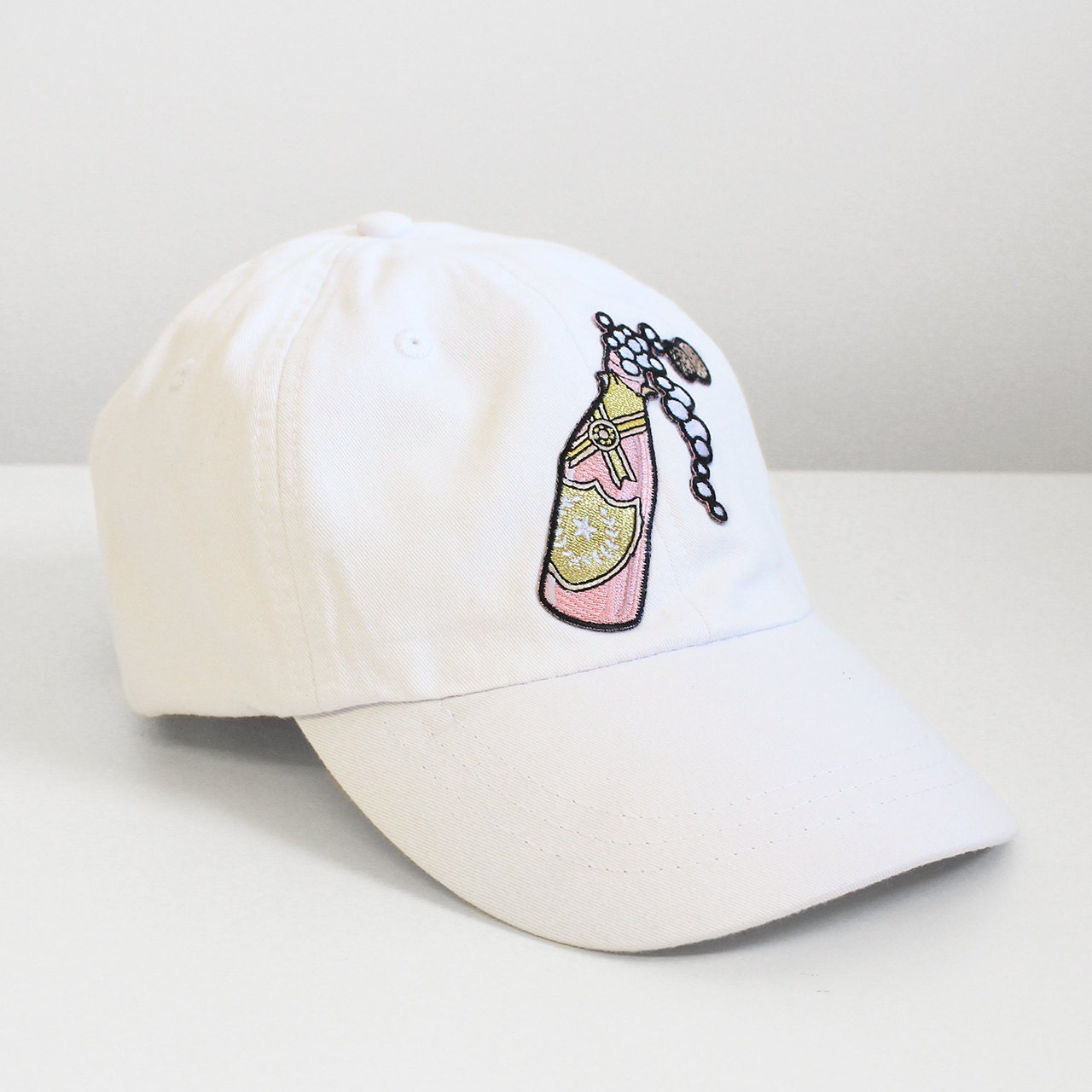 Rose Champagne Baseball Hat