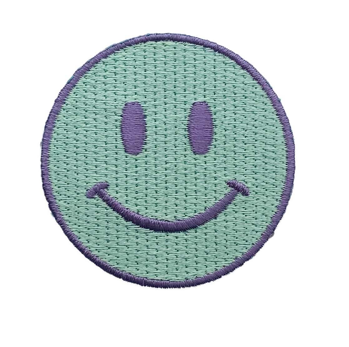 Smiley Face Iron On Patch