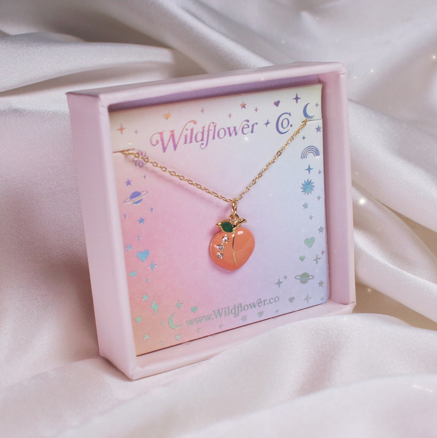 Peach Necklace