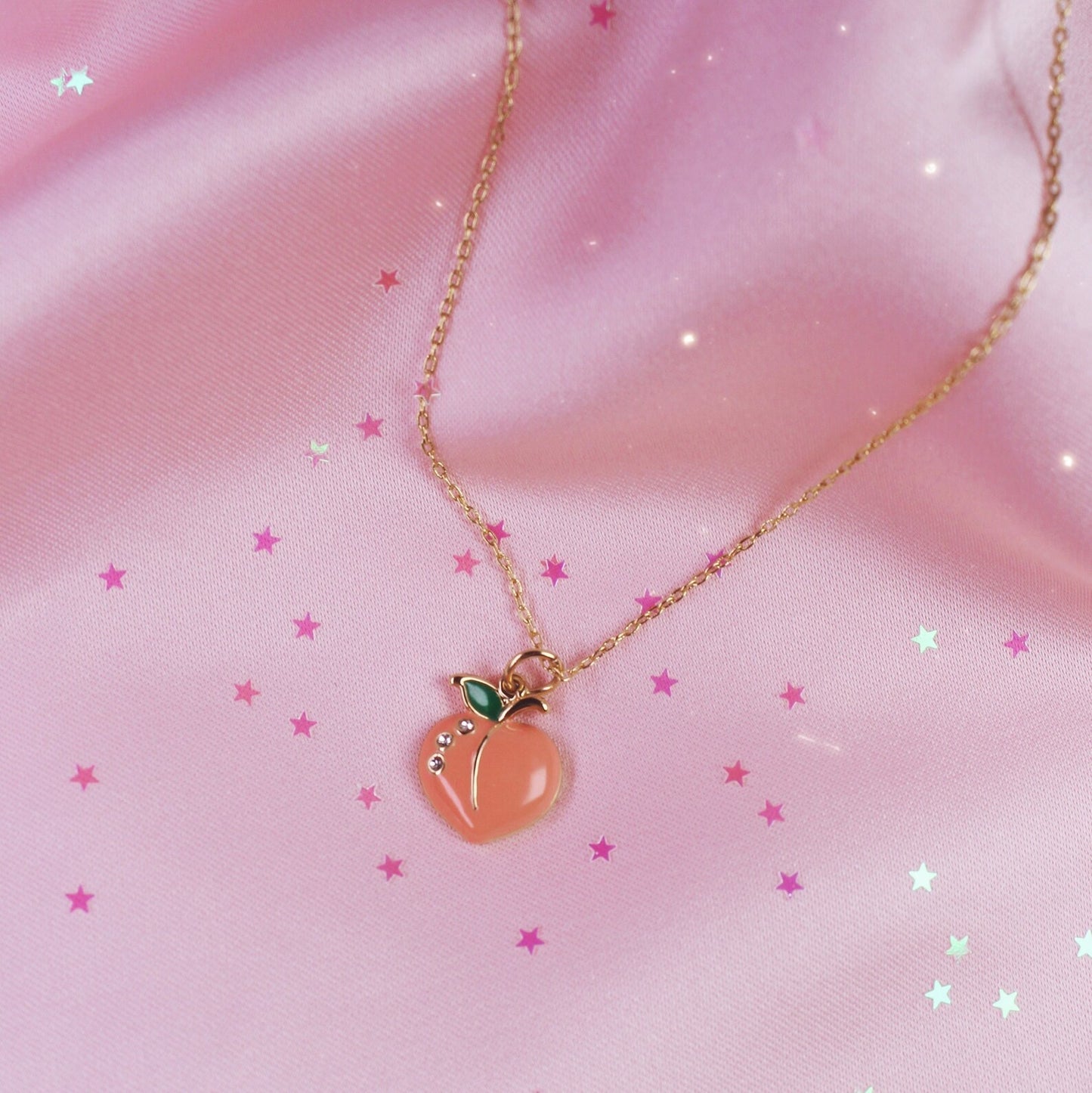 Peach Necklace